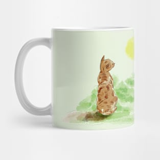 Cat in the nature Mug